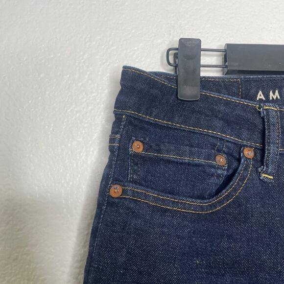 American Eagle Mens Size 28 Next Level Airflex Slim Straight Dark Wash Denim - Picture 14 of 16